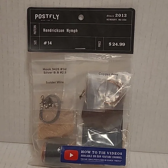 NIP Set of 3 Postfly Fishing Lure Tying Kits - Picture 6 of 16